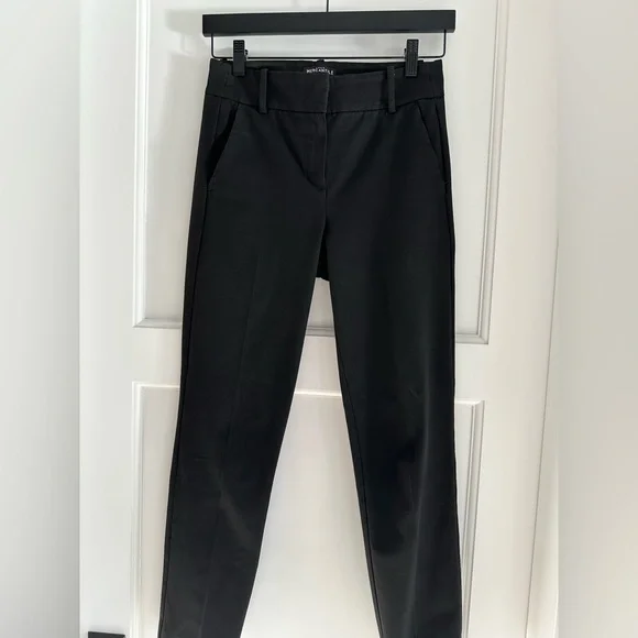J Crew Mercantile Slim-fit full-length trouser pants black size 0 - Picture 5 of 10